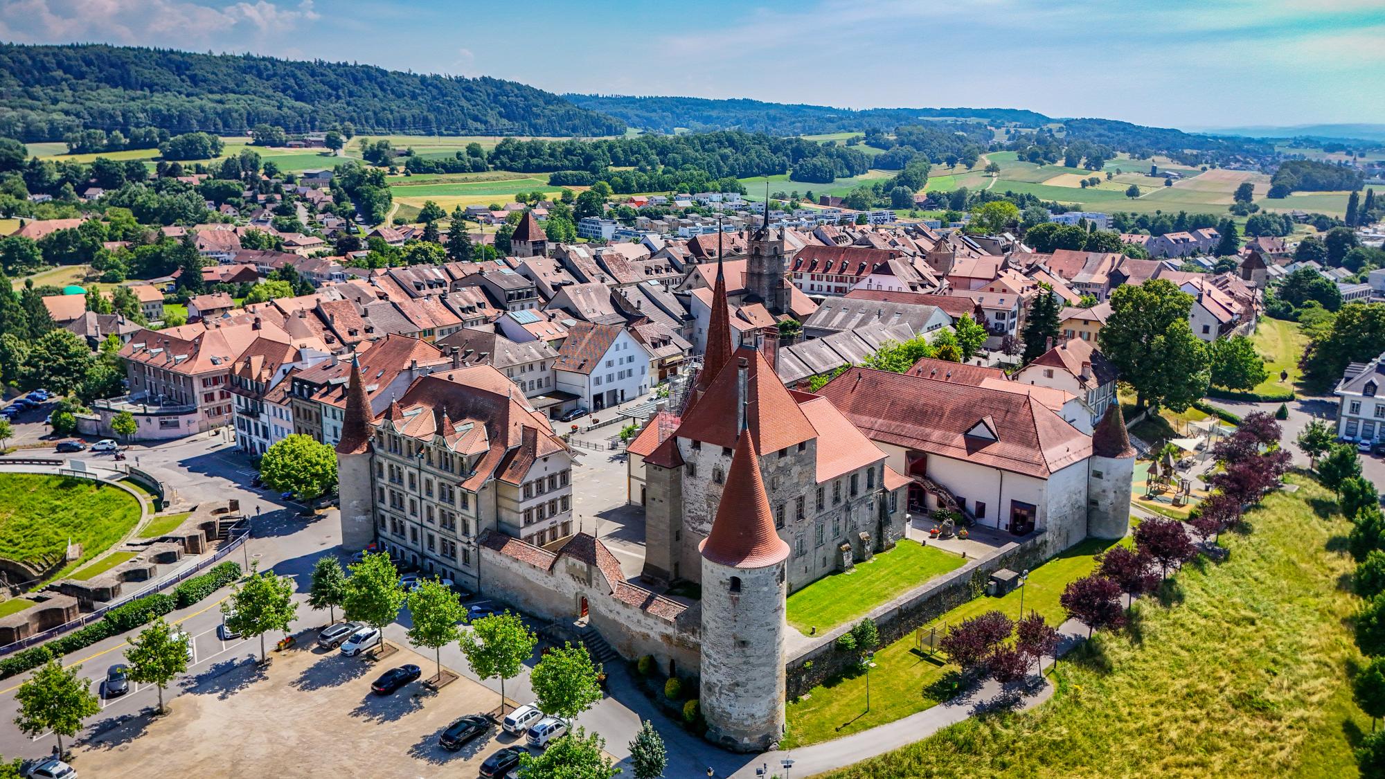 Vue de Avenches